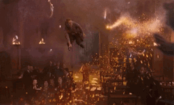 Hogwarts Harry Potter And Ron Weasley Flying GIF