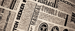 Hogwarts Magical Newspaper GIF