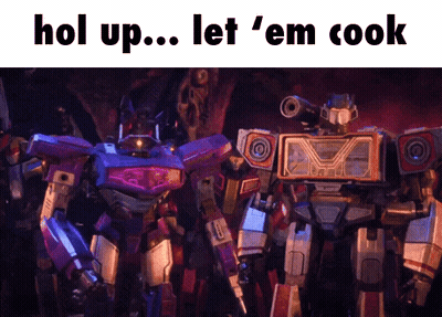 Hol Up Let Em Cook Robots GIF