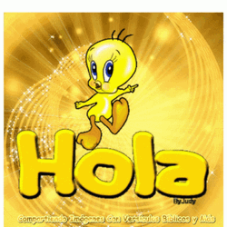 Hola Dancing Tweety GIF