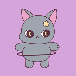 Hola Hoop Cat Breakdancing GIF