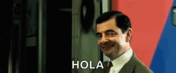 Hola Mr. Bean GIF