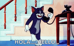 Hola Tom And Jerry GIF