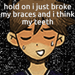 Hold On Broke My Braces GIF