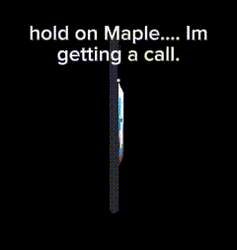 Hold On Getting Call GIF