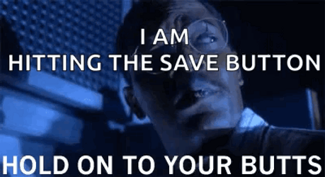 Hold On Hitting Save Button GIF