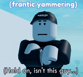 Hold On Roblox Guy GIF