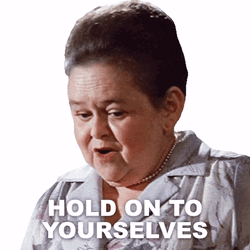 Hold On Zelda Rubinstein GIF