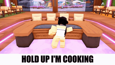 Hold Up I'm Cooking GIF
