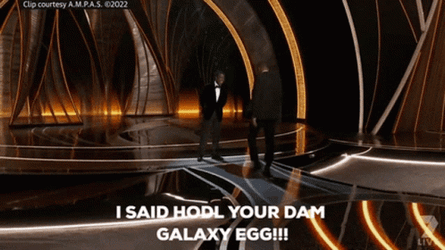 Hold Your Galaxy Egg Will Smith Oscars GIF