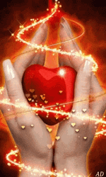 Holding A Love Heart GIF