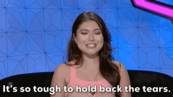 Holding Back Tears Is Tough GIF