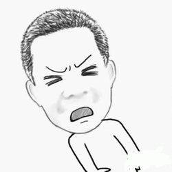 Holding Breath Caricature Man GIF