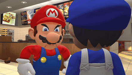 Holding Breath SNL Super Mario GIF