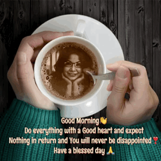 Holding Cup Of Coffee With Woman Picture GIF