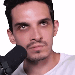 Holding In Laugh Podcast Speaker GIF