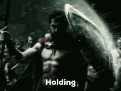 Holding On Rain Battle GIF