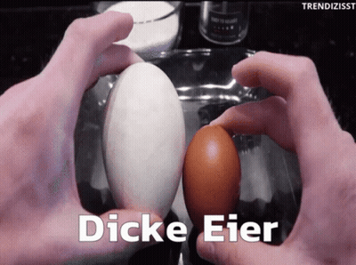 Holding Two Eggs With Dicke Eier GIF