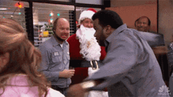 Holiday Party Guy Falling GIF