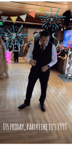 Holiday Party Like It's 1999 GIF