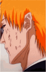Hollow Ichigo Half Face Masked GIF