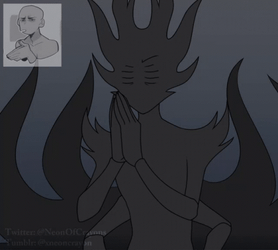 Hollow Knight Troupe Master Grimm Silhouette GIF