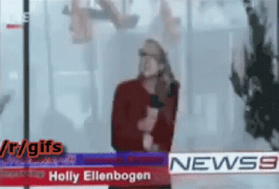 Holly Ellenbogen Is A News Anchor On The News 9 Channel GIF