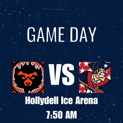 Hollydell Ice Arena Bears Patriots Game Poster GIF