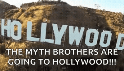 Hollywood Sign Myth Brothers Going To Hollywood GIF