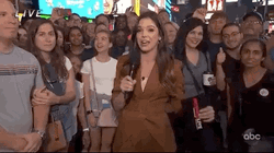Hollywood Squares Reporter Excited For Game GIF