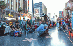 Hollywood Walk Of Fame Dancer Flip GIF
