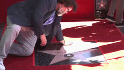 Hollywood Walk Of Fame Jack Black GIF