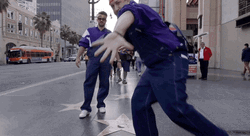 Hollywood Walk Of Fame Joey Fatone GIF