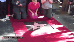 Hollywood Walk Of Fame Kaley Cuoco GIF