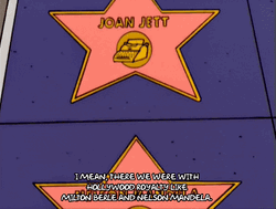 Hollywood Walk Of Fame The Simpsons GIF