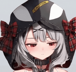 Hololive Sakamata Chloe Unsure Face GIF