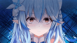 Hololive Yukihana Lamy Gloomy Vibes GIF