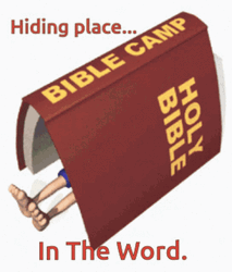 Holy Bible Camp Animated Book GIF