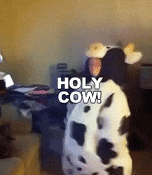 Holy Cow Dancing Mascot