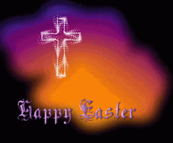 Holy Cross God Is Risen Good Morning Happy Easter GIF