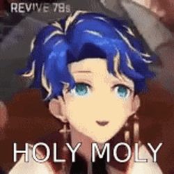 Holy Moly Animated Guy GIF