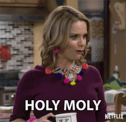 Holy Moly Meme Girl Reaction GIF