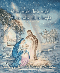 Holy Night Religious Christmas GIF