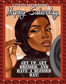 Holy Saturday African American Good Morning GIF