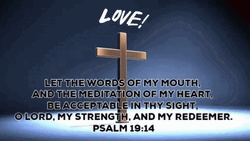 Holy Saturday Psalm 19 Bible Verse GIF
