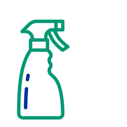Home Clean Spray Bottle Animation GIF