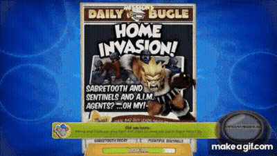 Home Invasion Video Game Advertisement GIF