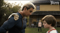 Homelander Hugged By Ryan Butcher GIF