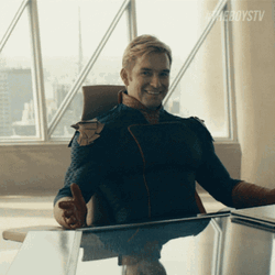 Homelander Meme Spread Hand GIF