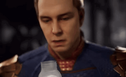 Homelander Milk Enemy Behind GIF